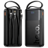HOCO J156A Founder 22.5W + PD20W 20000mAh Power Bank Black with Built-in Cables